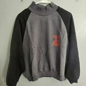 Quicksilver long-sleeved gray & black medium